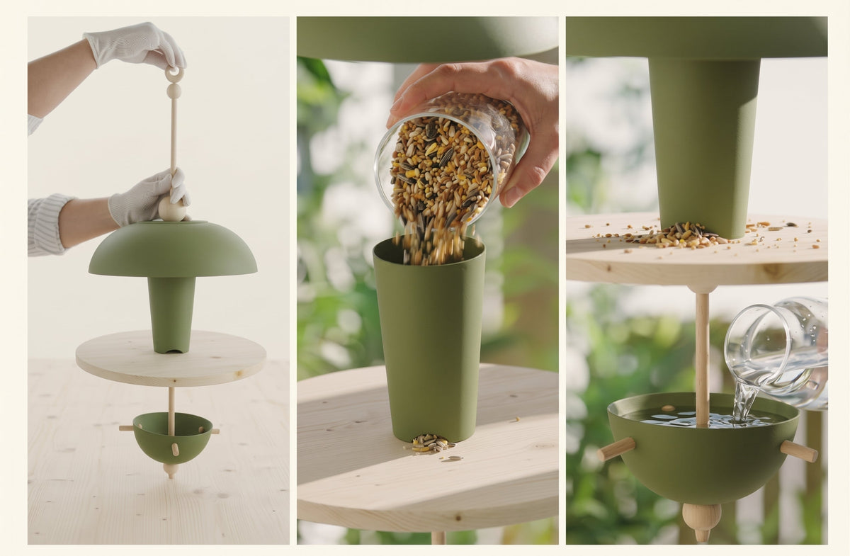 Réaliser une Mangeoire Design pour Oiseaux