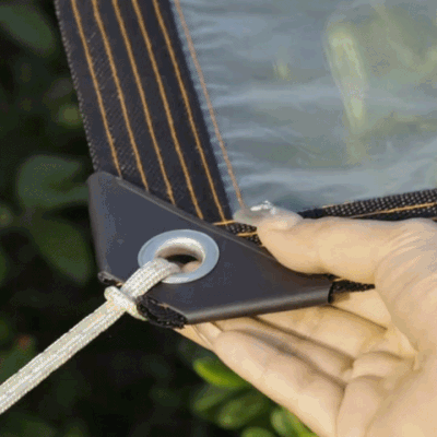 Bâche Transparente Imperméable avec Œillets