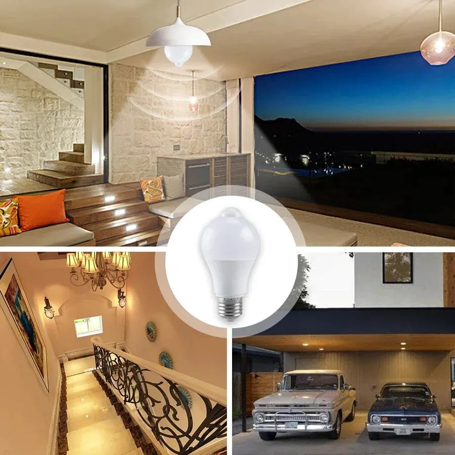 Ampoule LED Intelligente à Détecteur de Mouvement