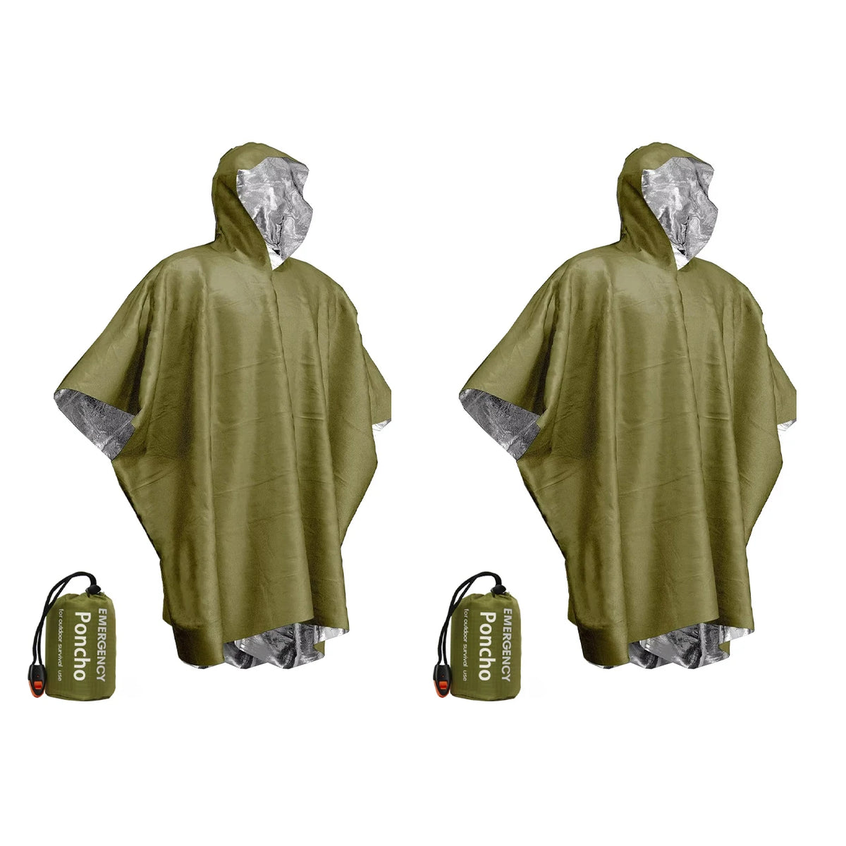 Poncho d'Urgence Thermique Imperméable