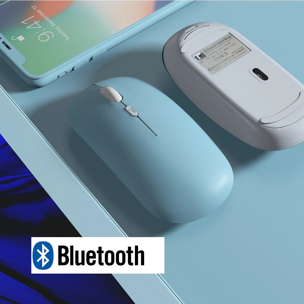 Souris Sans Fil Bluetooth Rechargeable pour PC & Tablette