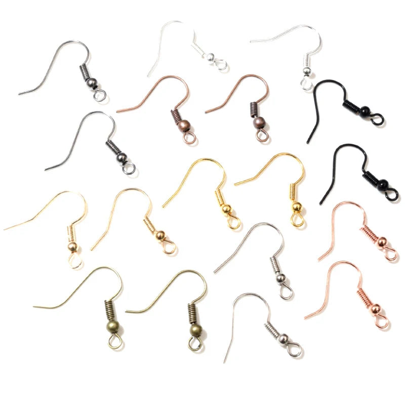 100Pcs Crochets de Boucles d’Oreilles