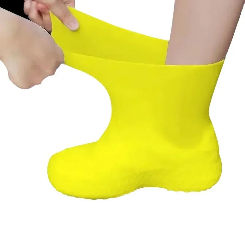 Couvre-Chaussures Imperméables en Silicone Anti-Dérapants