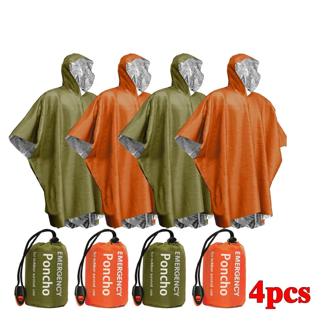 Poncho d'Urgence Thermique Imperméable